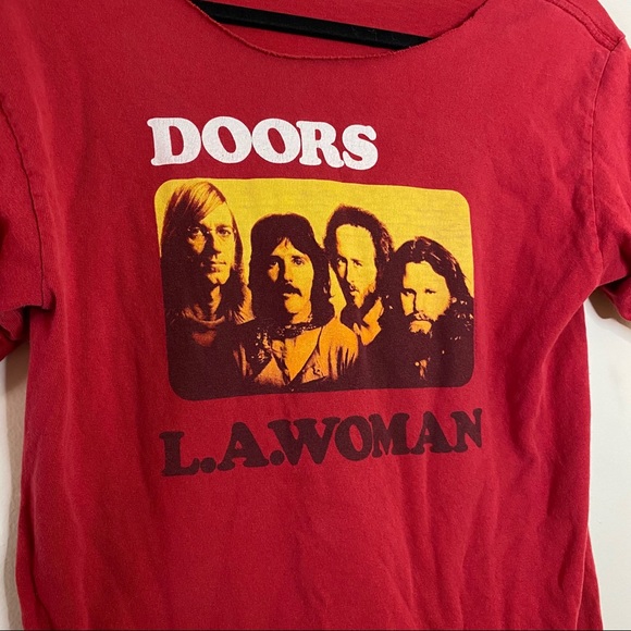 SOLD The Doors raw hem vintage tee - Picture 2 of 2